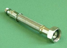 1305 1101 00 Stainless steel flexible hose 120 mm M10x1 - 1/2"