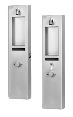 AUS 3, AUS 3P automatische Duscharmatur für Aufputzmontage mit Thermostatventil und Sensor / Piezotaste