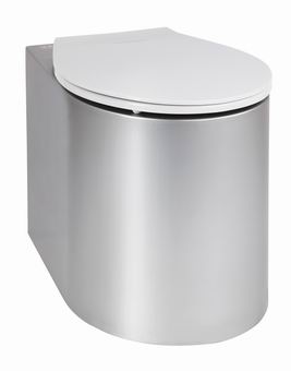 AUZ 02 Edelstahl-Toilette für die Installation auf dem Boden