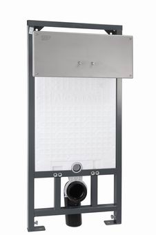 BSAZ 5 Vorsatzsystem für WCs, Edelstahl, vandalensicher