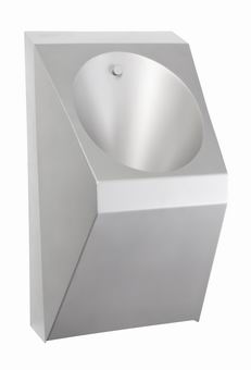 BSTP 01 Edelstahlurinal mit automatischer Spüler-SICHERHEITSAUSFÜHRUNG
