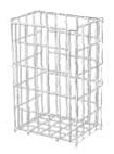 Z 103, Z 104 Freistehender Abfallsammler - Draht 540x340x260 mm
