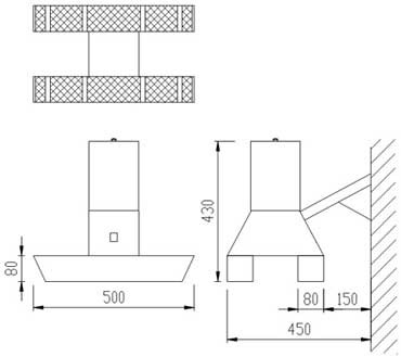 Schema - ASO 05 Kleidungstrockner für 2 Mäntel