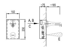Schema - AUM 15 Opto-Elektronische Mehrzweck-Wandbatterie