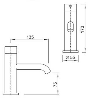 Schema - AUM 17 Opto-Elektronische Waschtischbatterie