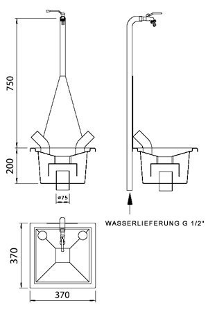 Schema - OV 01 der Abwassereinlass