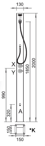 Schema - SPS 02 Duschständer