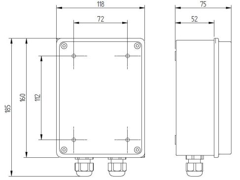 Schema - ZAC 1/20, ZAC 1/50, ZAC 1/36L sichere Stromquellen